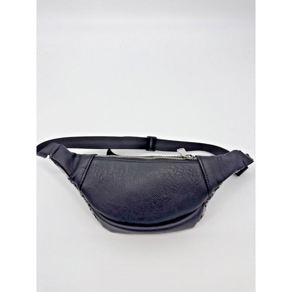 Disney Parks Loungefly Minnie Mouse Fanny Pack Belt Bag Sequin Bow Polka Dot - Picture 2 of 4